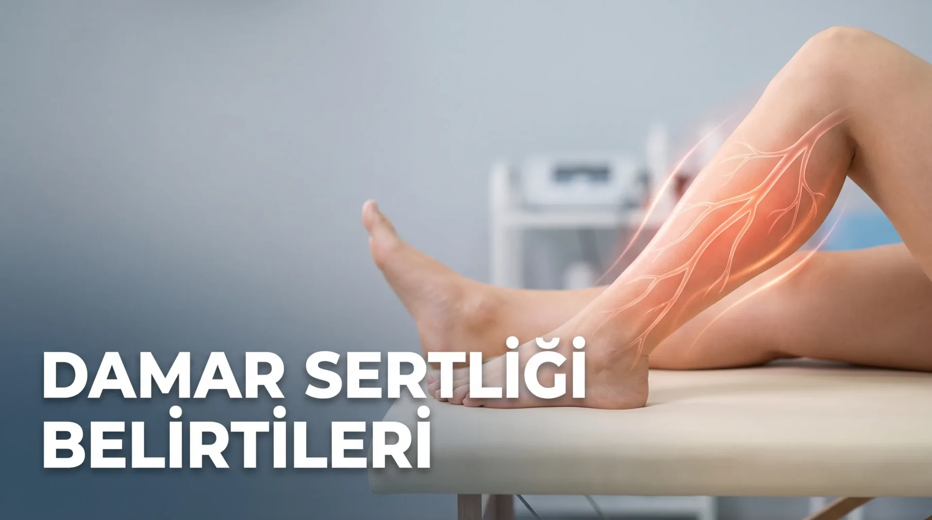 Bacakta damar sertliği belirtileri, atardamar dolaşımı temalı editöryel tıbbi görsel