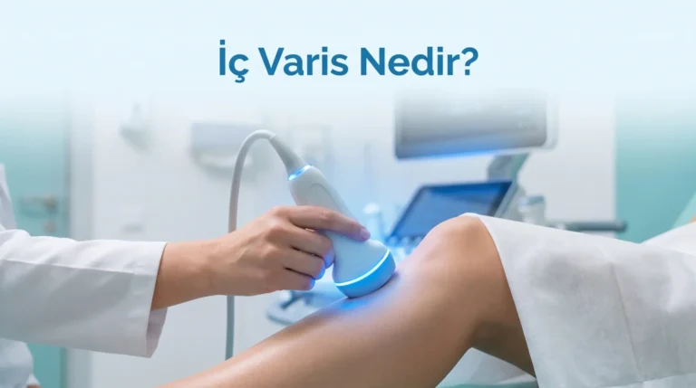 İç varis tanısı için renkli doppler ultrason incelemesi