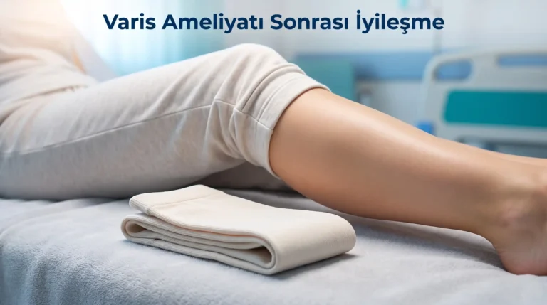 Varis ameliyatı sonrası iyileşme ve kompresyon çorabı