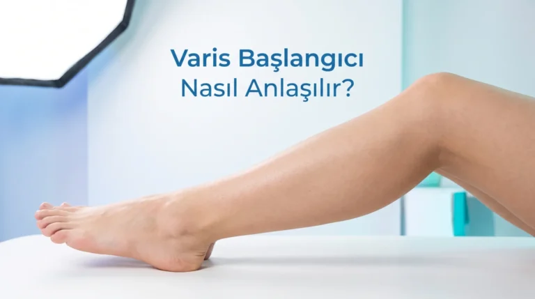 Varis başlangıcı belirtileri, sağlıklı bacak klinik görsel